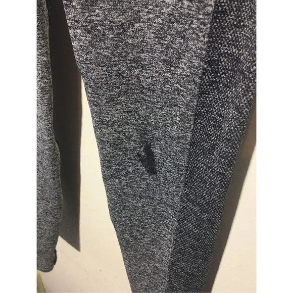 Womens Gymshark Leggings Size XS Stretchy Athletic Running Workout Grey Black - Picture 2 of 3